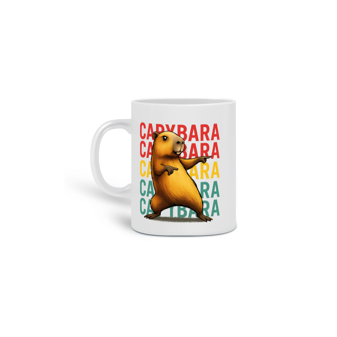 Caneca Capybara Dance