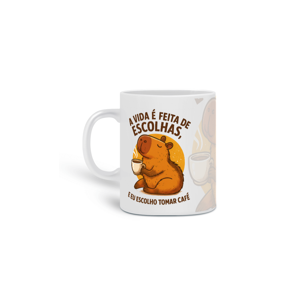 Caneca Capivara Café