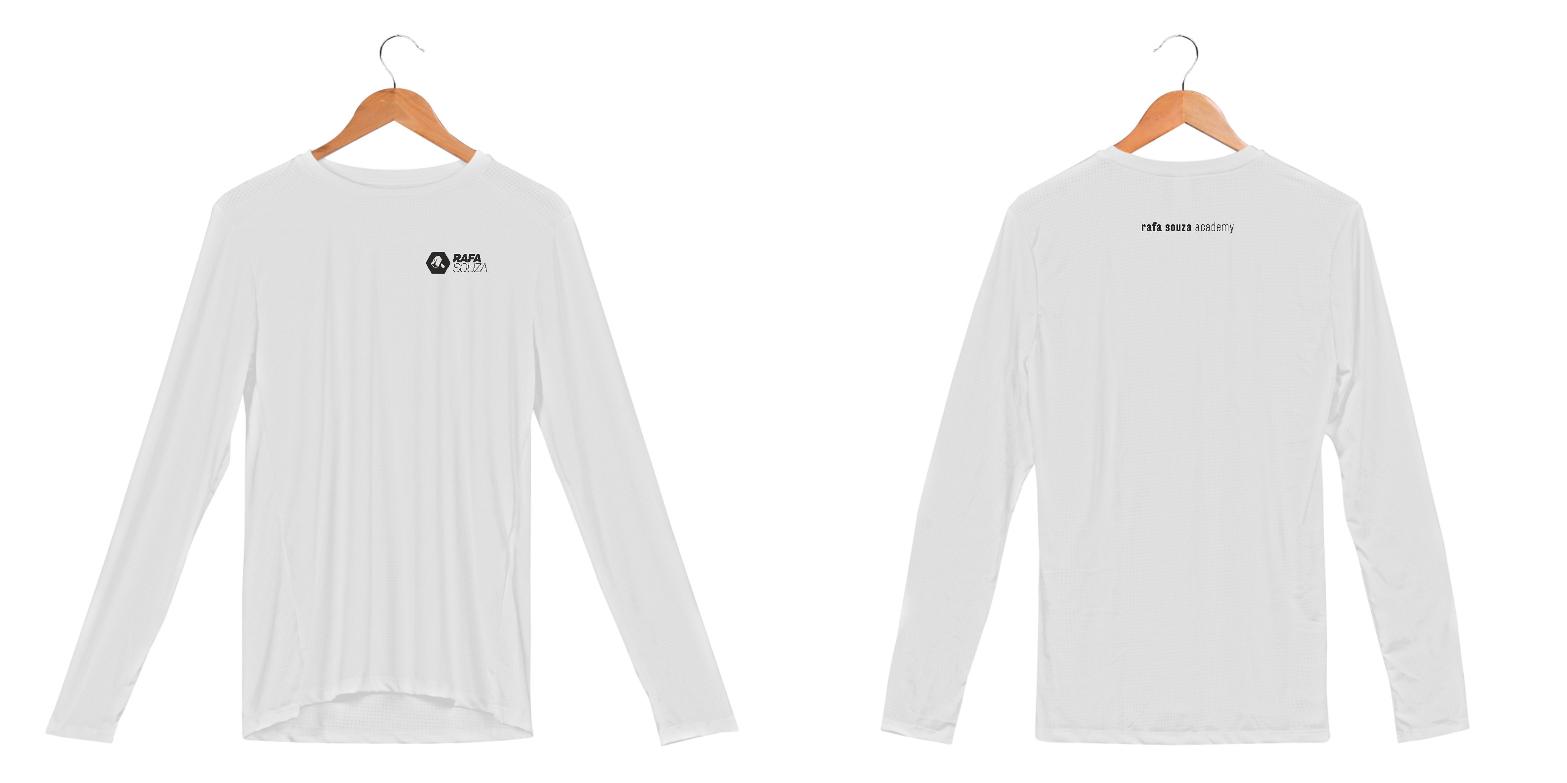 Nome do produto: Manga Longa Dry Fit - Branca