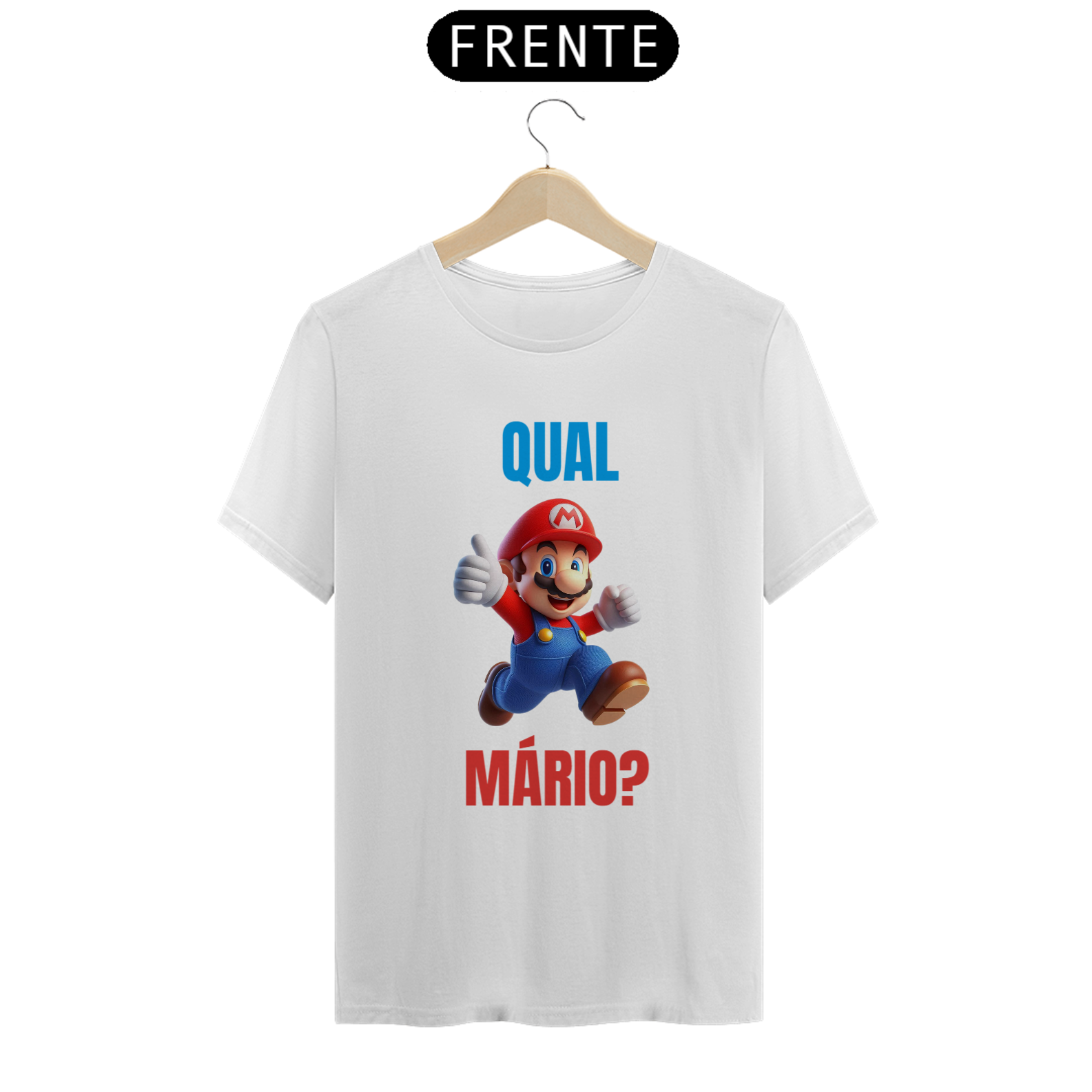 Nome do produto: Camiseta - Qual Mário?