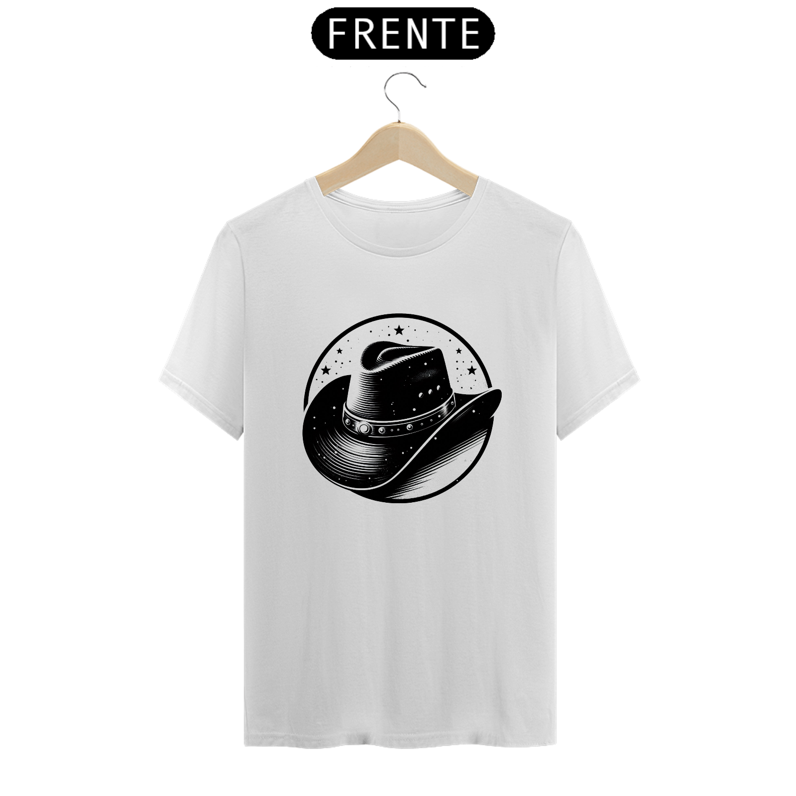 Nome do produto: Camiseta - Chapéu de Cowboy