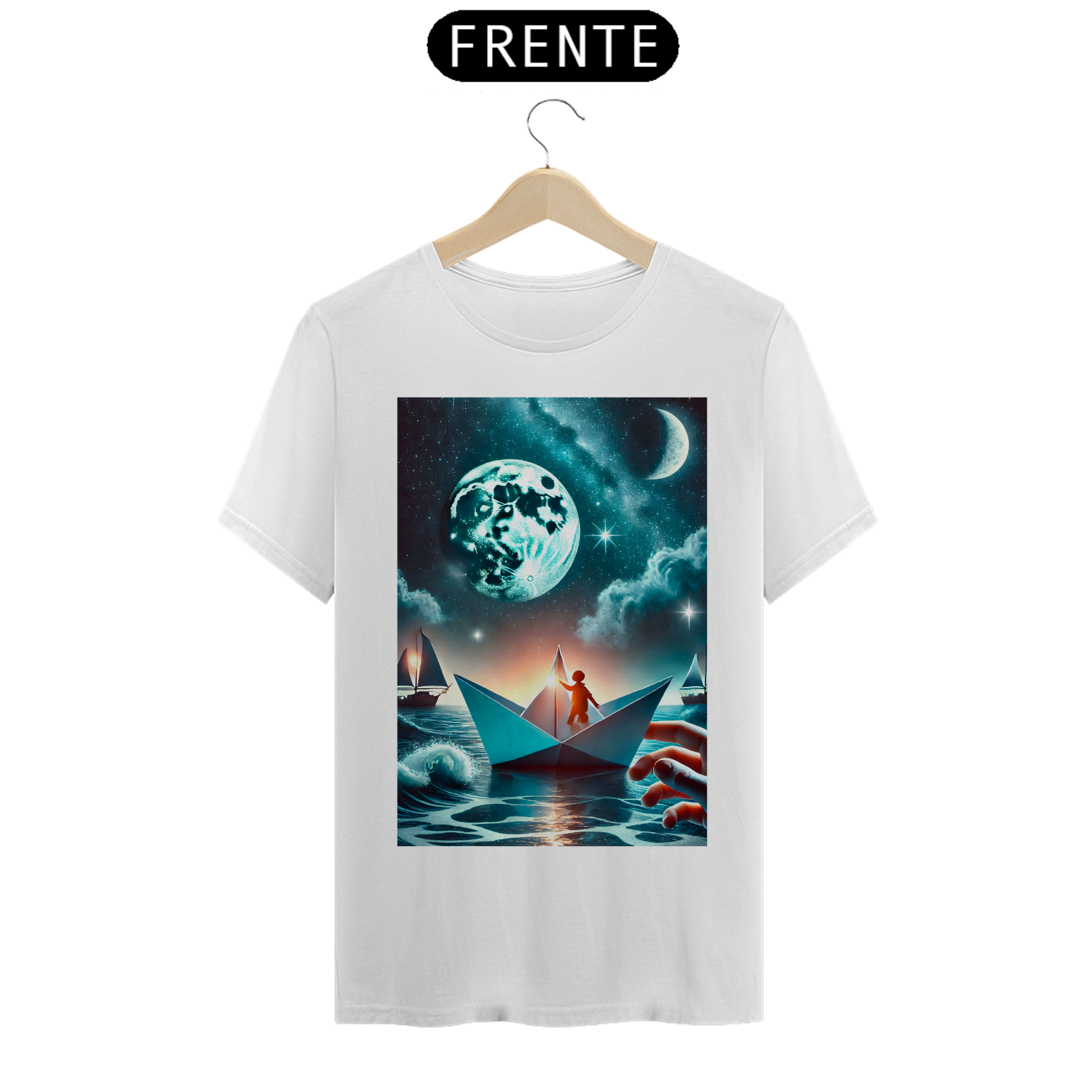 Camiseta - Coleção Imagine - Barco