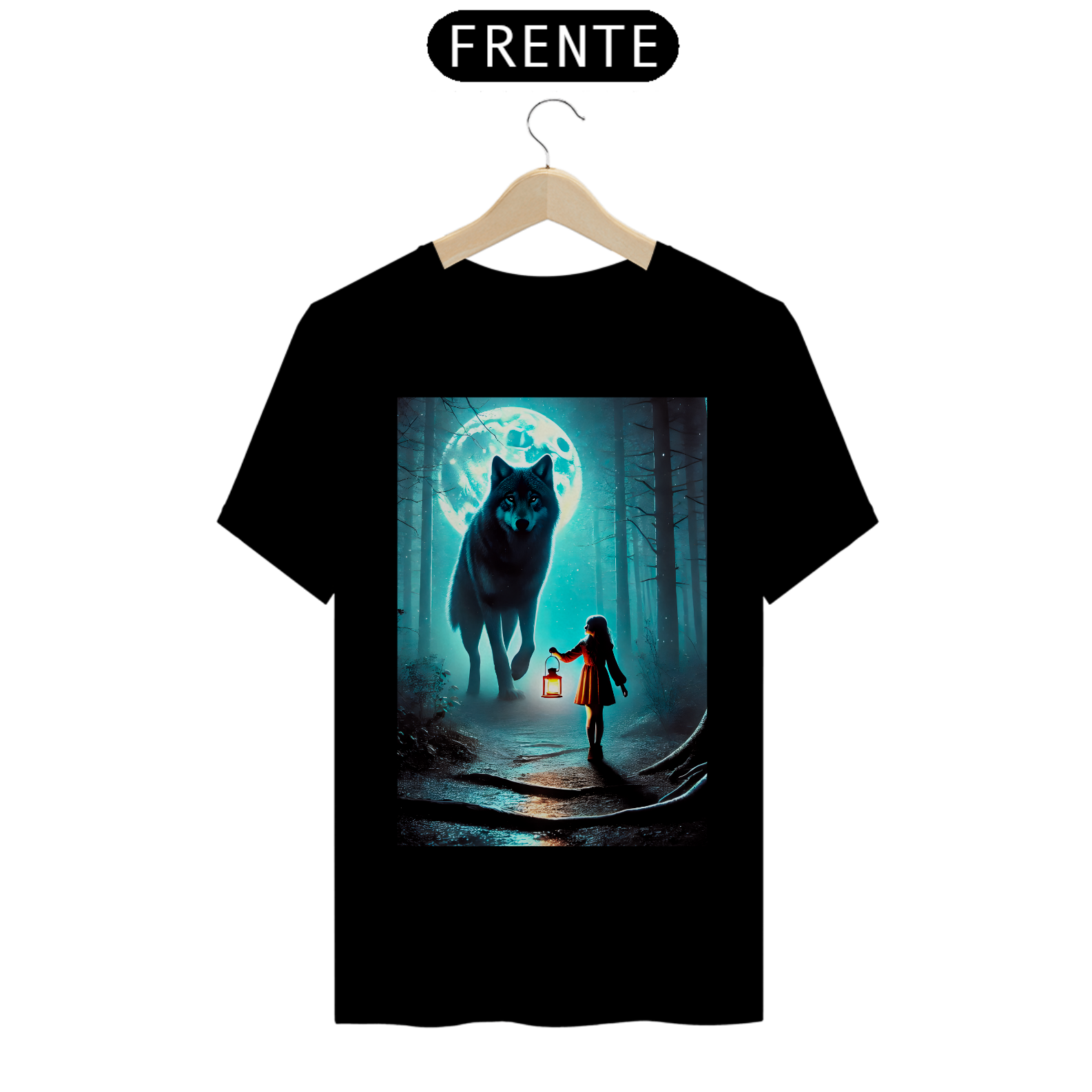 Nome do produto: Camiseta - Coleção Imagine - Lobo