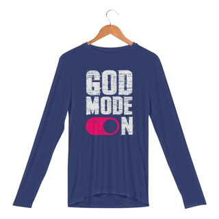 CAMISETA MANGA LONGA SPORT DRY UV | GOD MODE ON