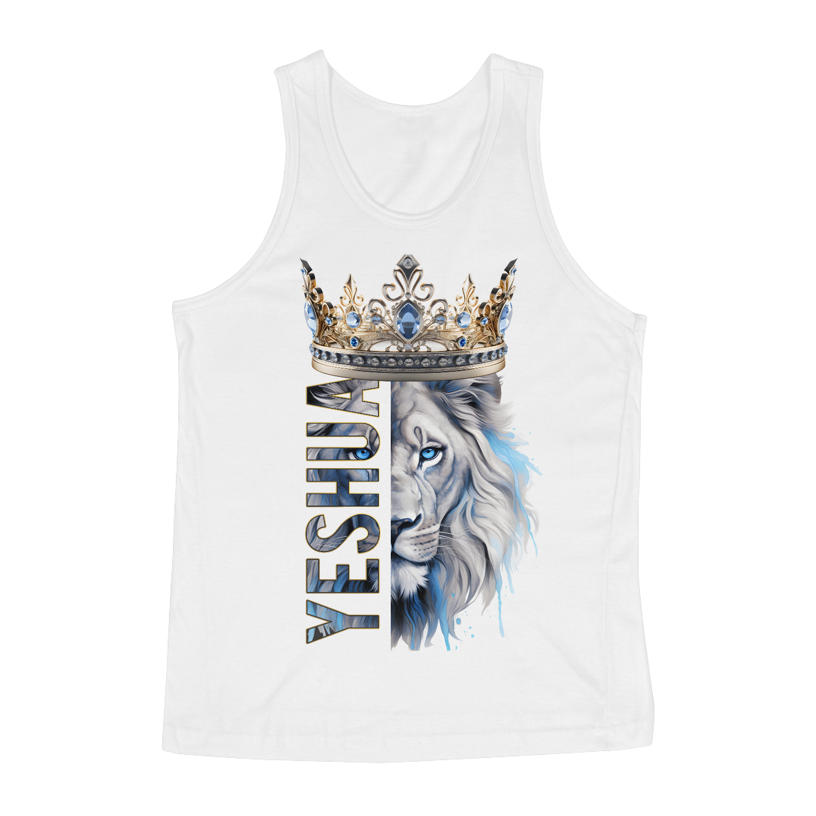 REGATA MASCULINA QUALITY | YESHUA COROA AZUL