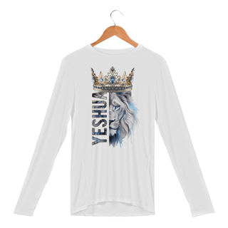 CAMISA MANGA LONGA SPORT DRY UV | YESHUA COROA AZUL