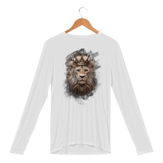 CAMISA MANGA LONGA SPORT DRY UV | LEÃO COROA DOURADA