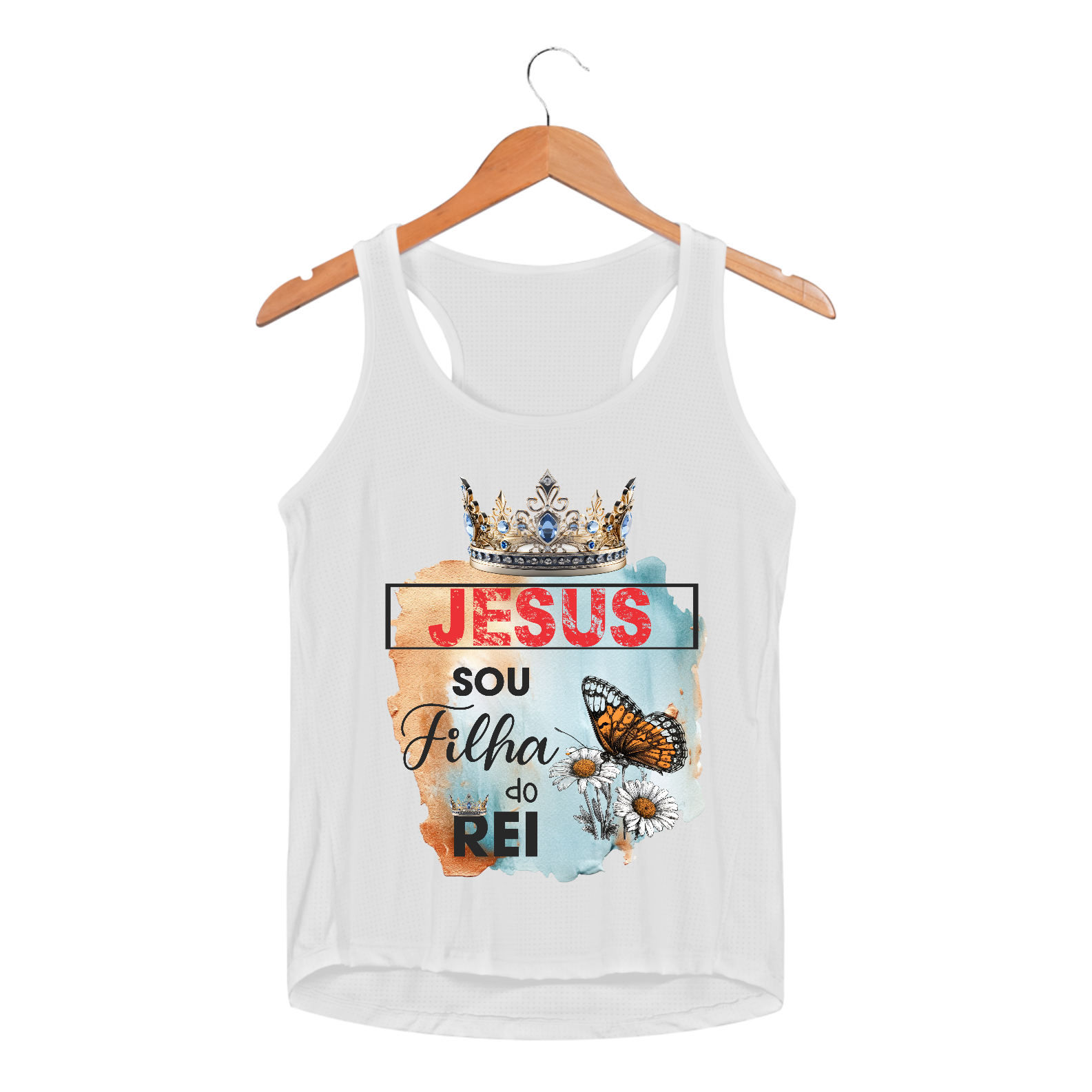 REGATA FEMININA SPORT DRY UV | JESUS - SOU FILHA DO REI