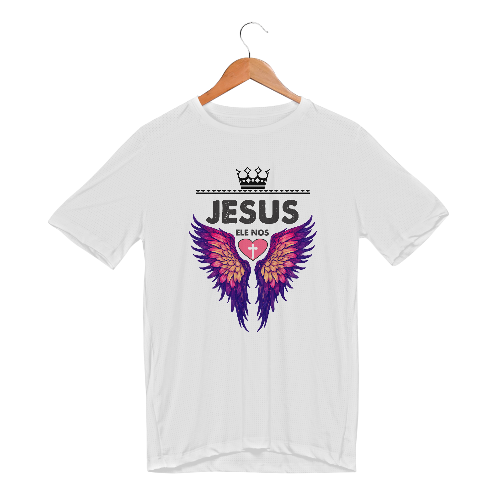 CAMISETA SPORT DRY UV | JESUS - ELE NOS AMOU