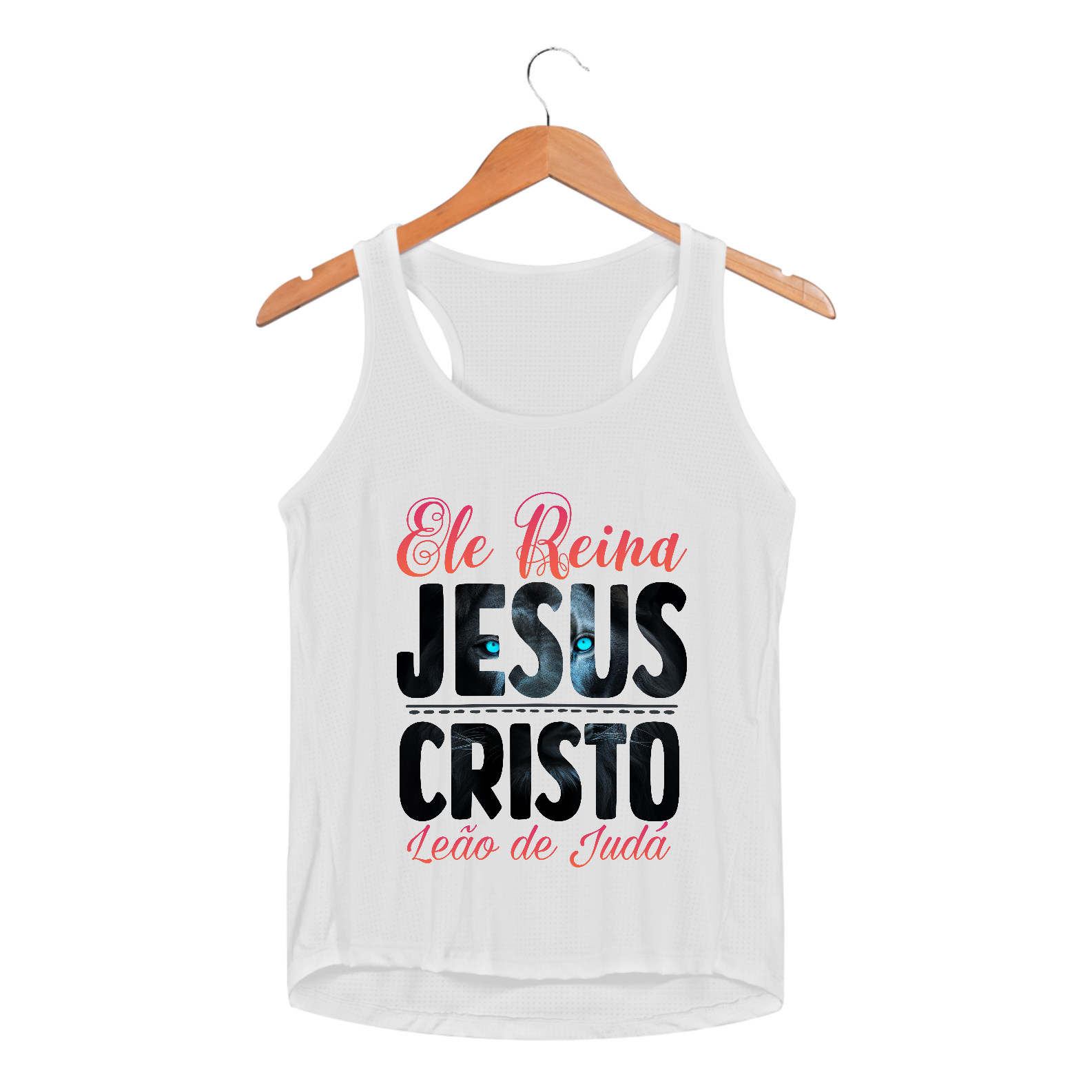 REGATA FEMININA SPORT DRY UV  | ELE REINA JESUS CRISTO LEÃO DE JUDÁ