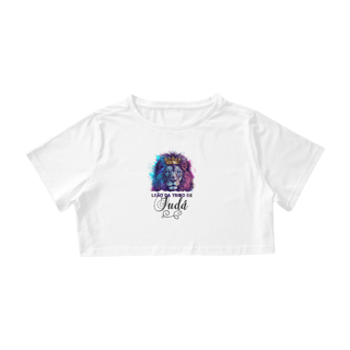 CAMISA CROPPED | LEÃO DA TRIBO DE JUDÁ