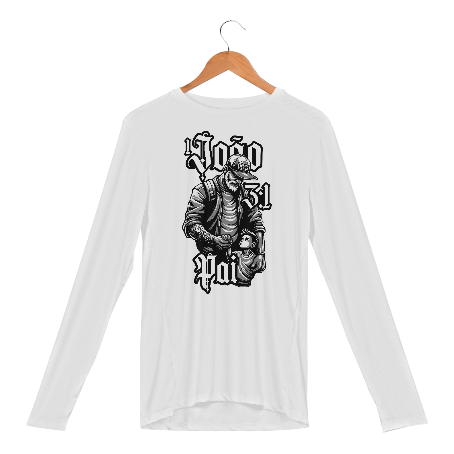 CAMISA MANGA LONGA SPORT DRY UV | 1 JOÃO 3:1 PAI