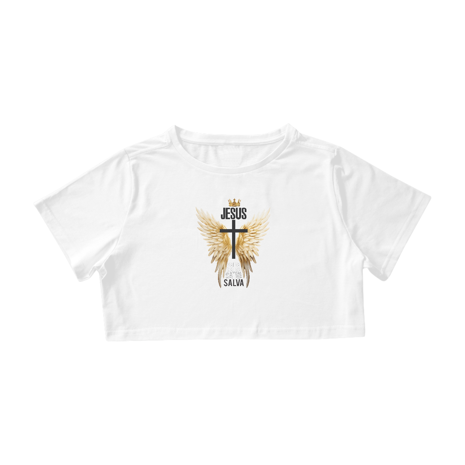 CAMISA CROPPED | JESUS SALVA