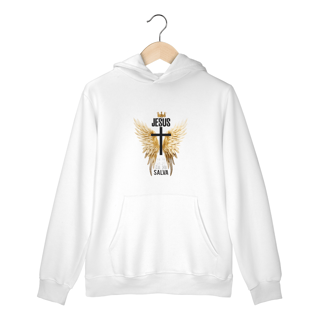 MOLETOM CANGURU | JESUS SALVA