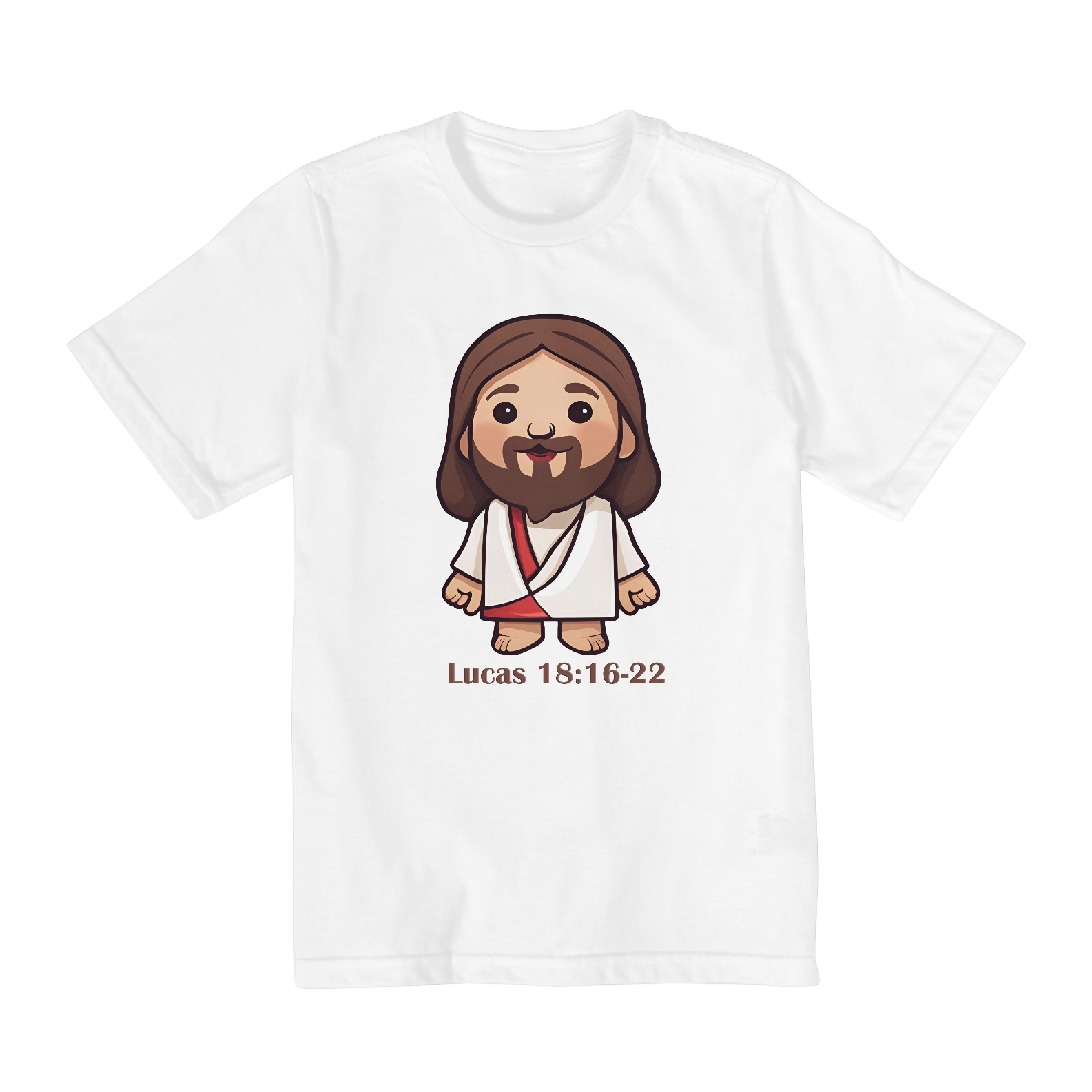 CAMISA QUALITY INFANTIL 2 A 8 | LUCAS 18:16-22