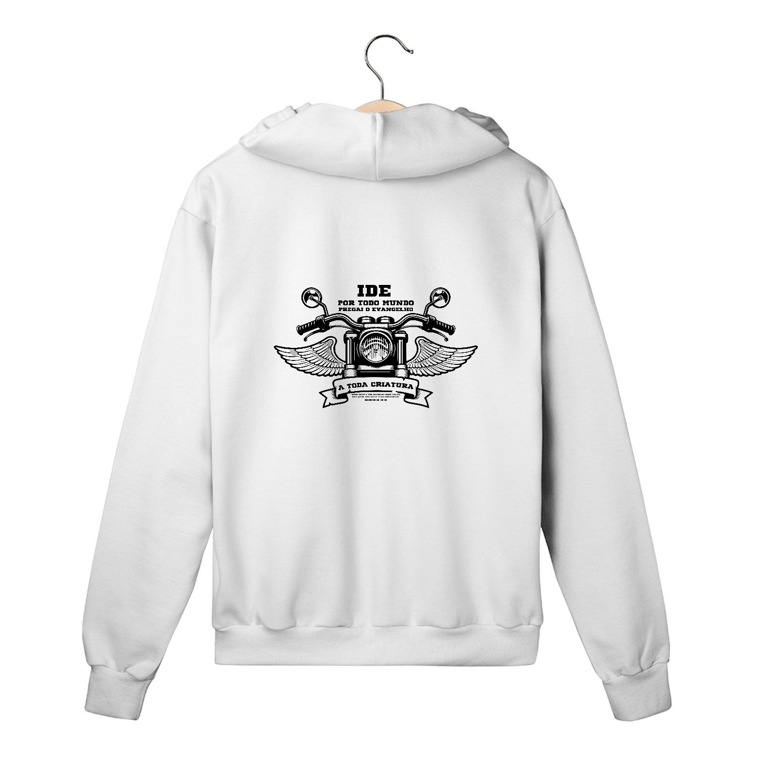 MOLETOM COM ZÍPER | MARCOS 16:15-16