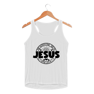 REGATA FEMININA SPORT DRY UV| JESUS THE WAY + THE TRUTH + THE LIFE