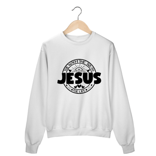 MOLETOM FECHADO| JESUS THE WAY + THE TRUTH + THE LIFE