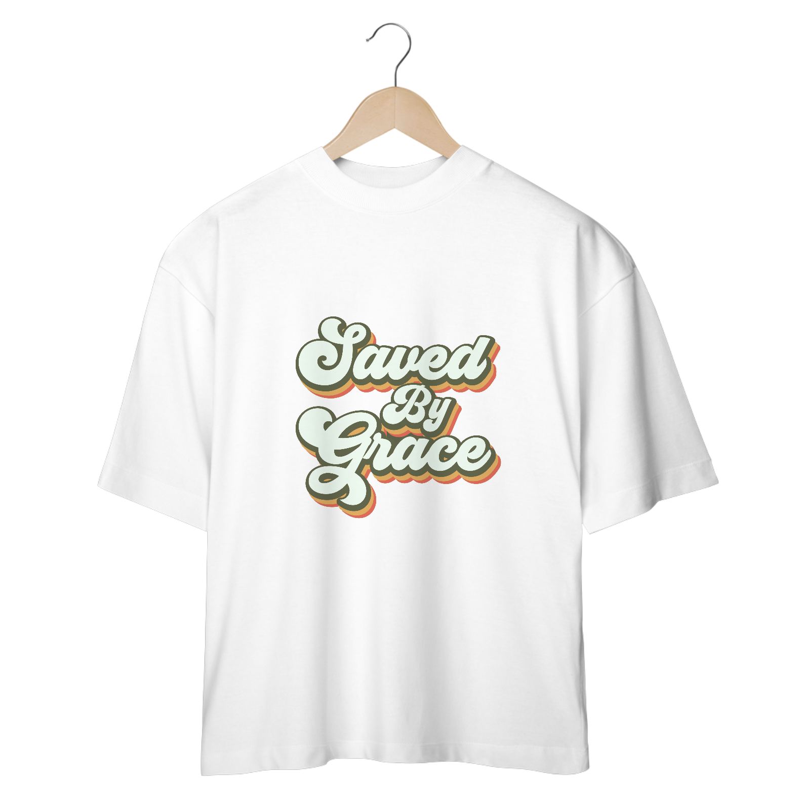 CAMISETA OVERSIZED |  SAVED BY GRACE