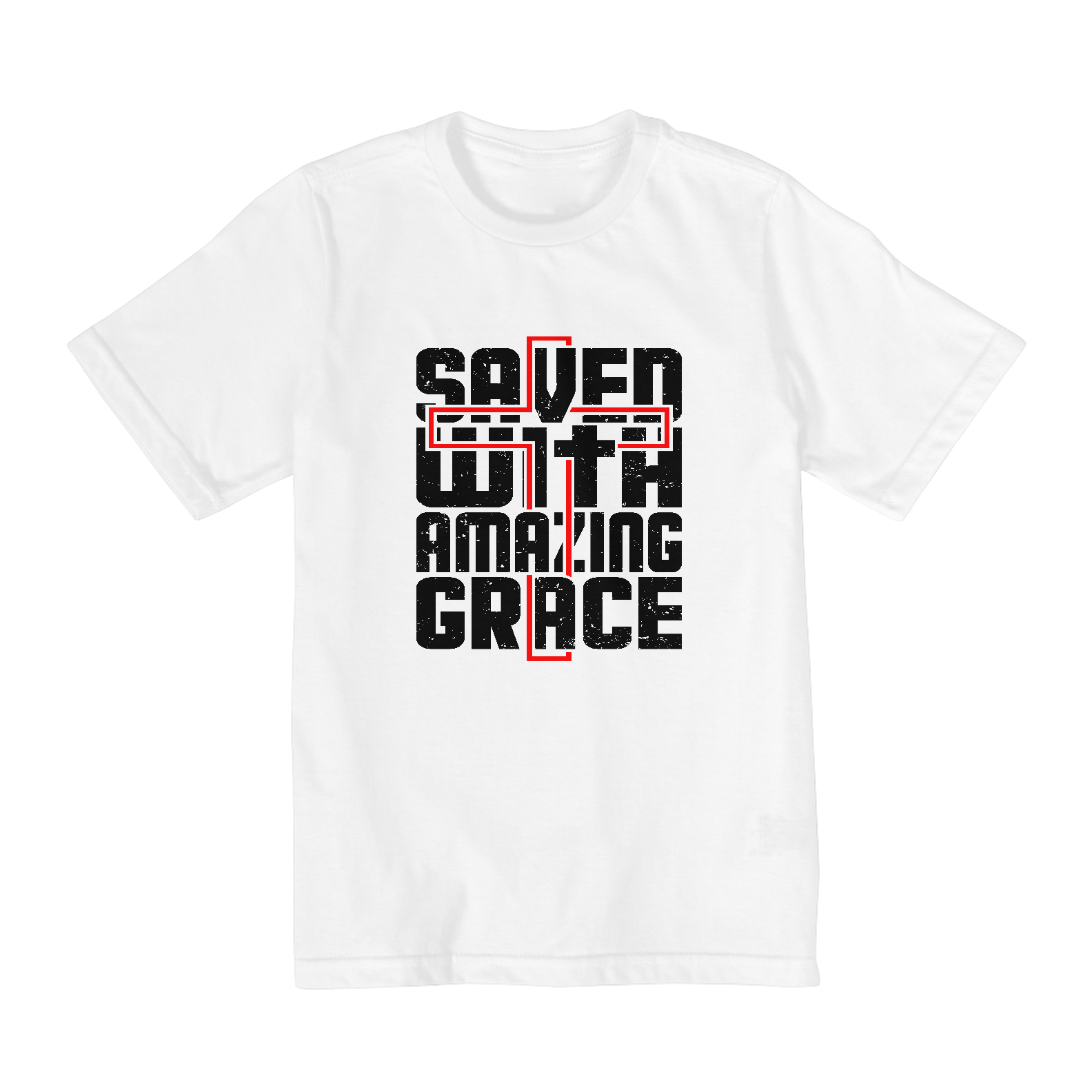 CAMISA QUALITY 2 A 8 | SAVED WITH AMAZING GRACE