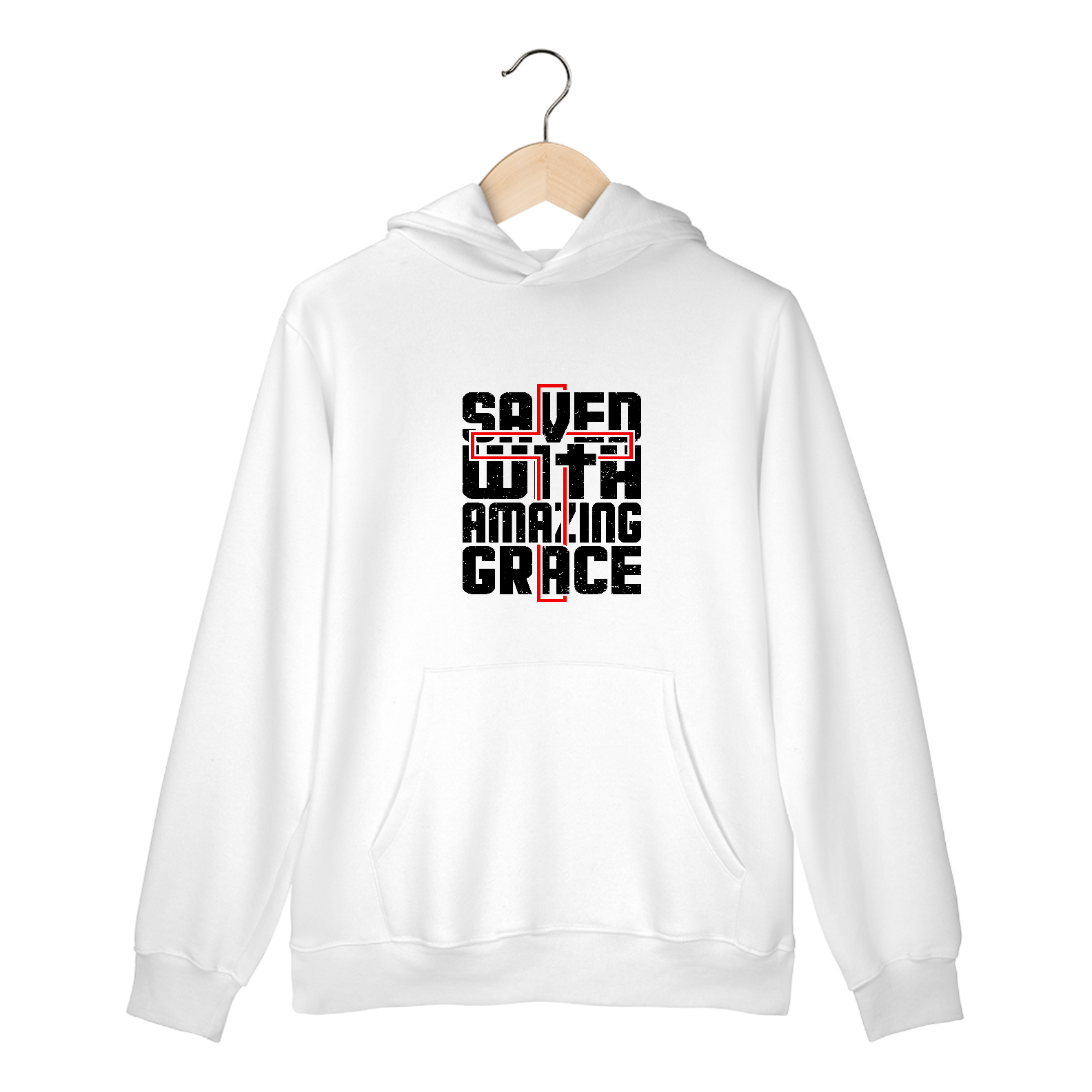 MOLETOM CANGURU | SAVED WITH AMAZING GRACE