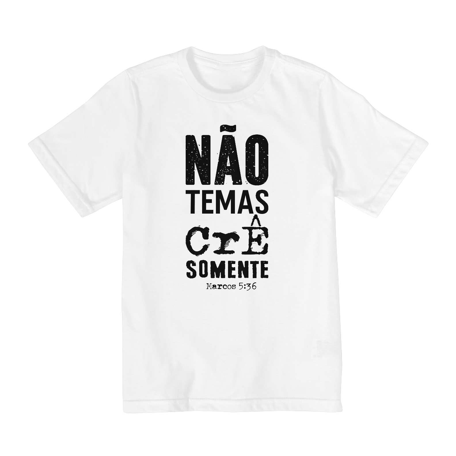 CAMISA QUALITY INFANTIL 10 A 14| MARCOS 5:36