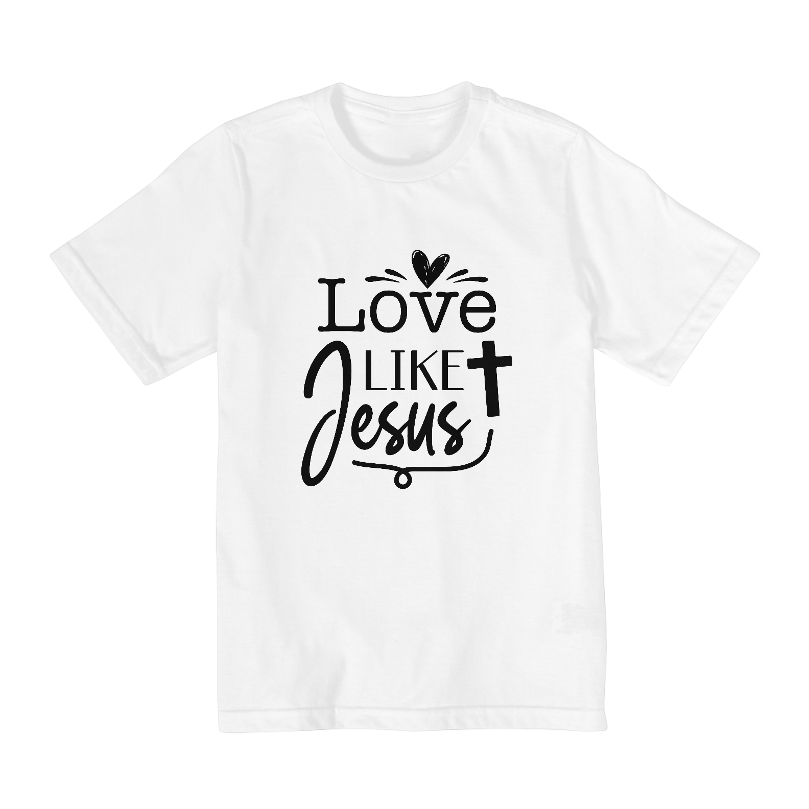 CAMISA QUALITY INFANTIL 2 A 8 | LOVE LIKE JESUS