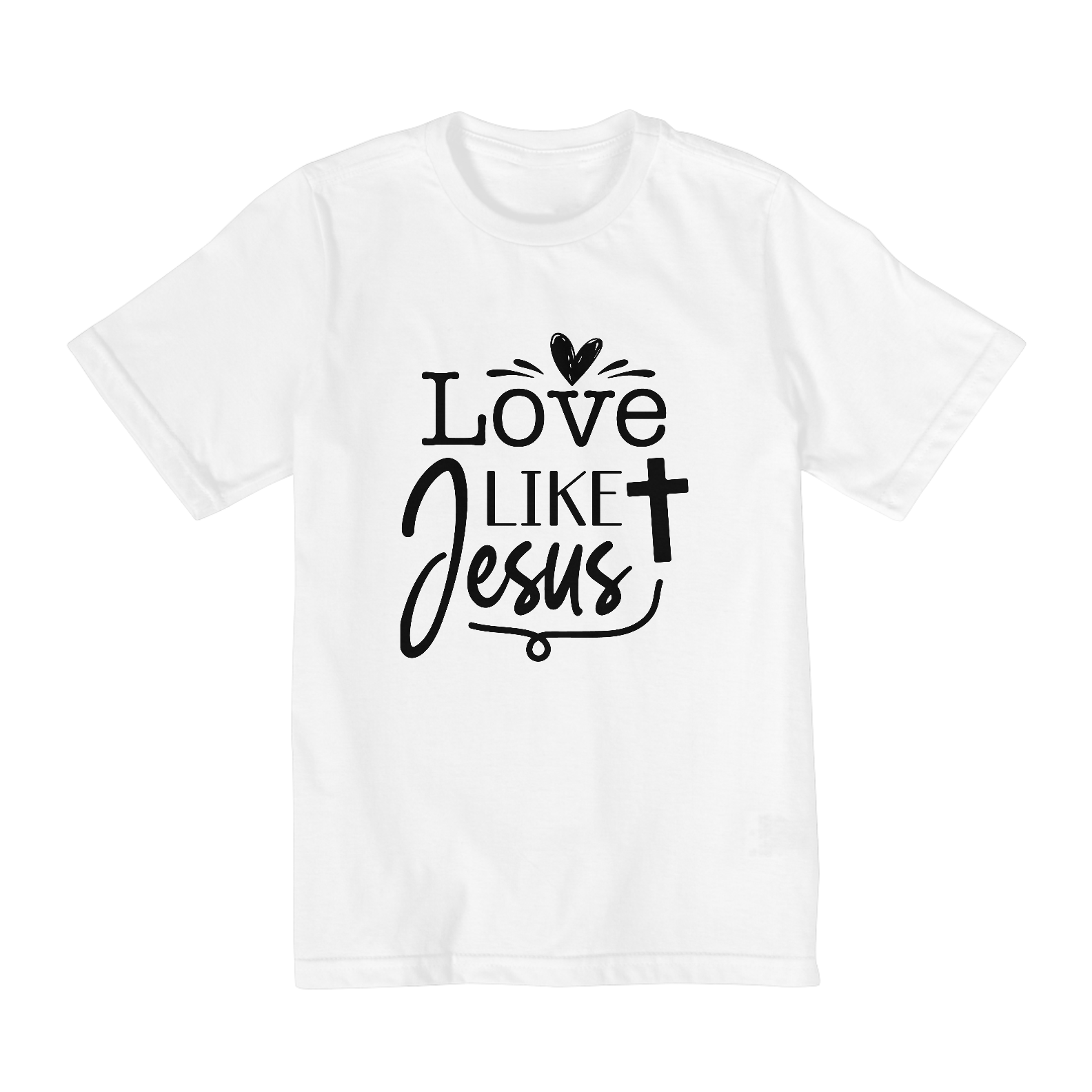 CAMISA QUALITY INFANTIL 10 A 14| LOVE LIKE JESUS