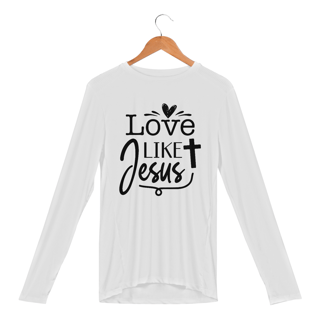 CAMISETA MANGA LONGA SPORT DRY UV | LOVE LIKE JESUS