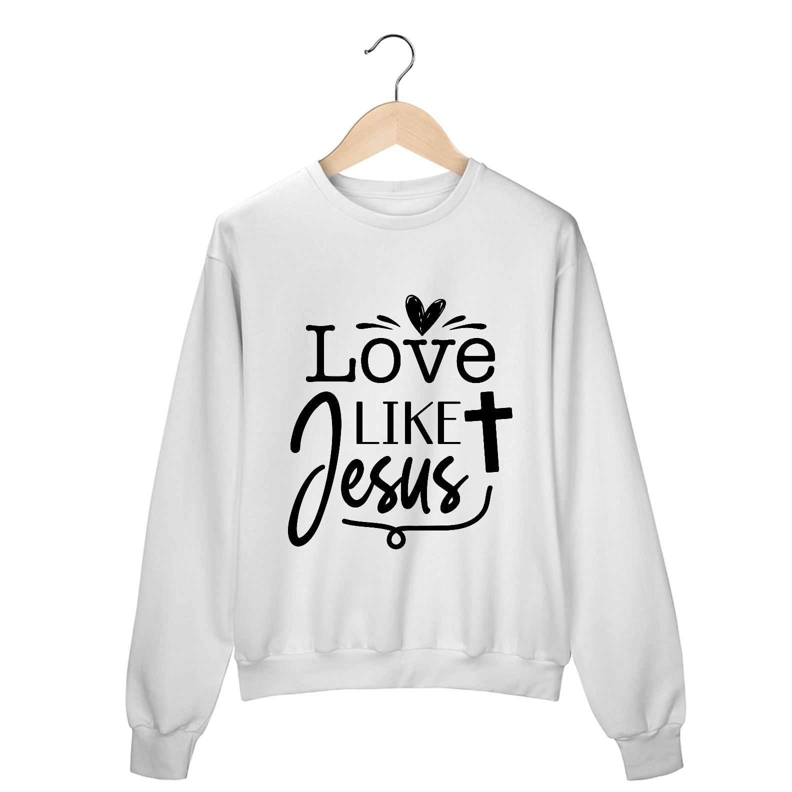 MOLETOM FECHADO | LOVE LIKE JESUS