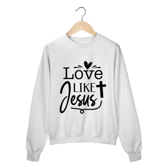 MOLETOM FECHADO | LOVE LIKE JESUS