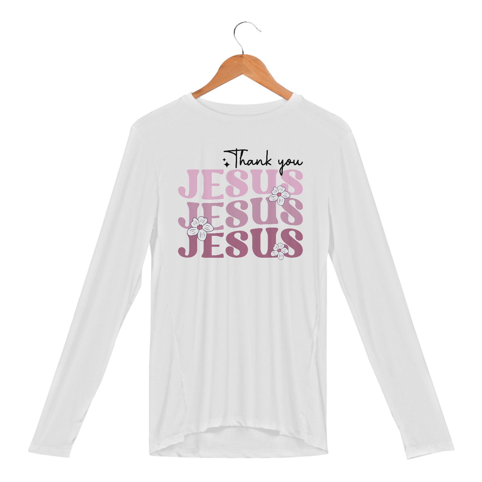CAMISETA MANGA LONGA SPORT DRY UV | THANK YOU JESUS