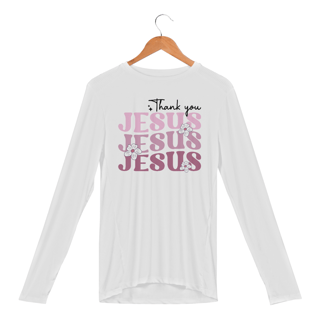 CAMISETA MANGA LONGA SPORT DRY UV | THANK YOU JESUS