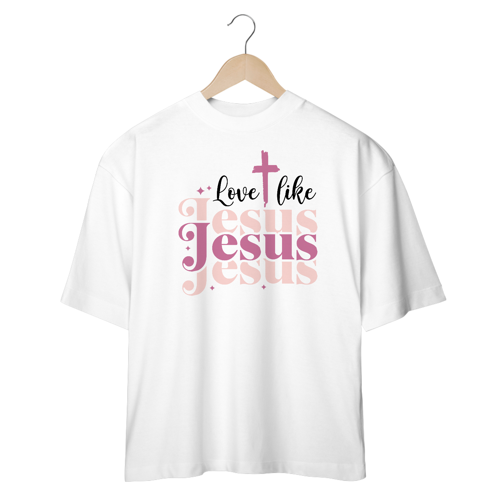 CAMISETA OVERSIZED | LOVE LIKE JESUS 1