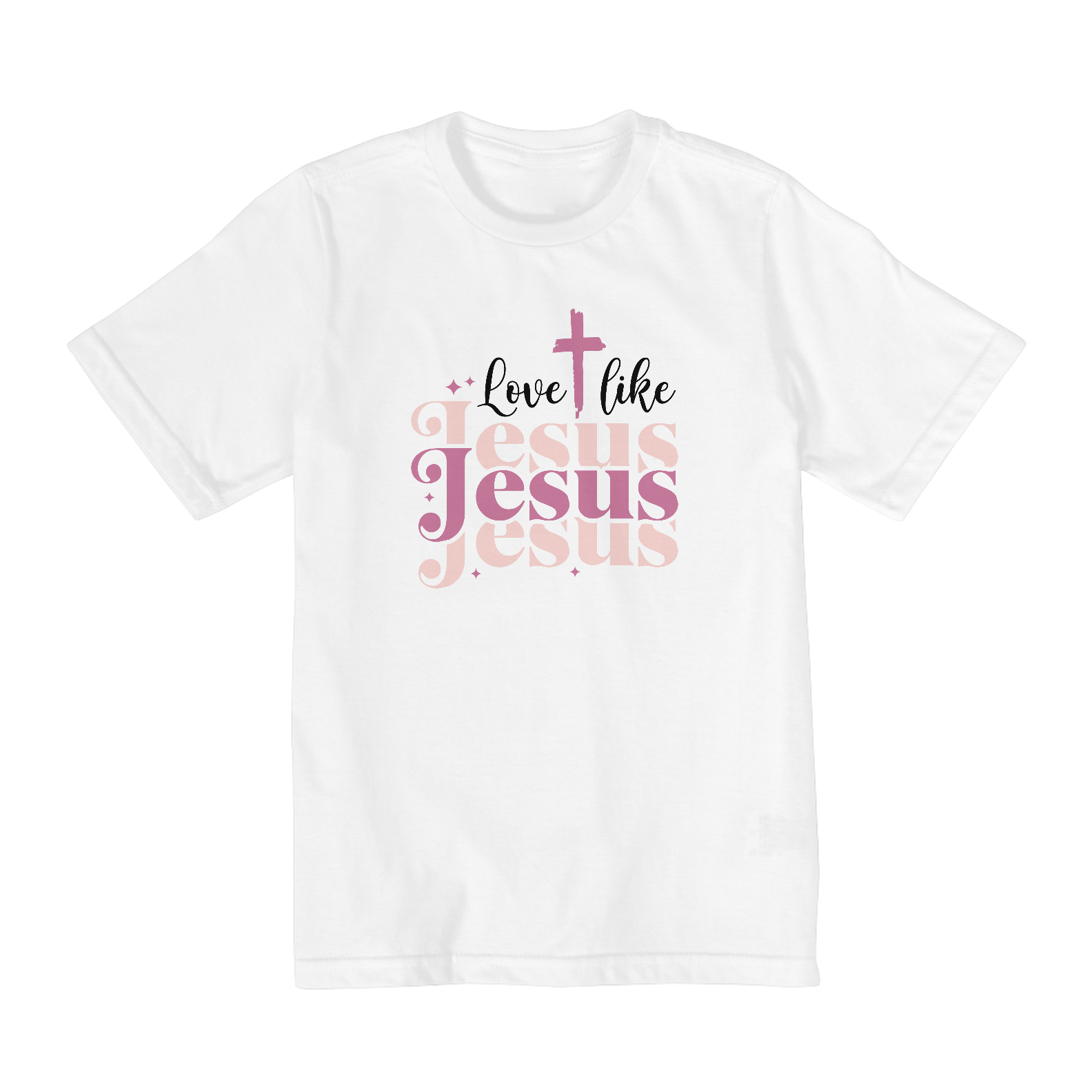 CAMISA QUALITY INFANTIL 2 A 8 | LOVE LIKE JESUS 1
