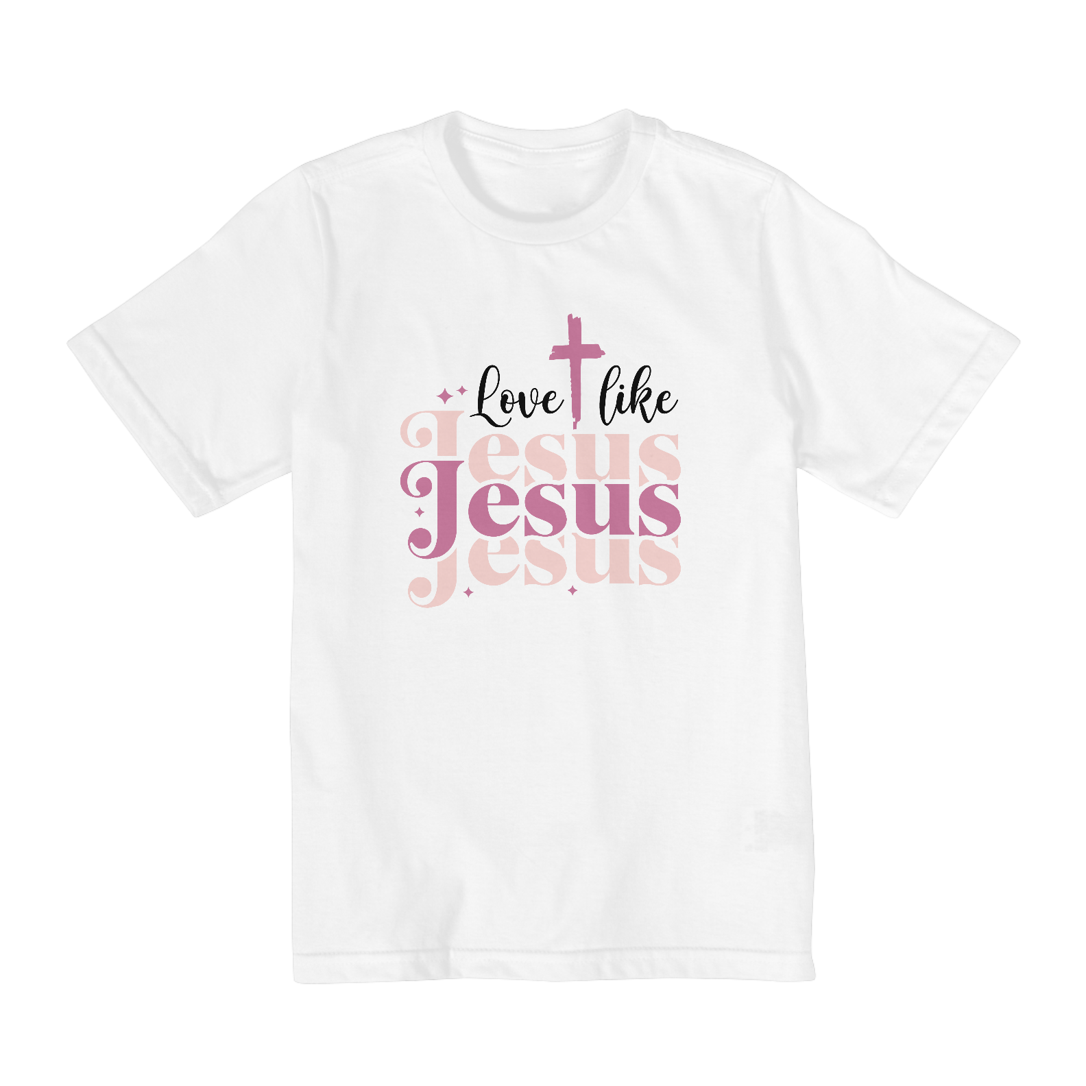 CAMISA QUALITY INFANTIL 10 A 14 | LOVE LIKE JESUS 1