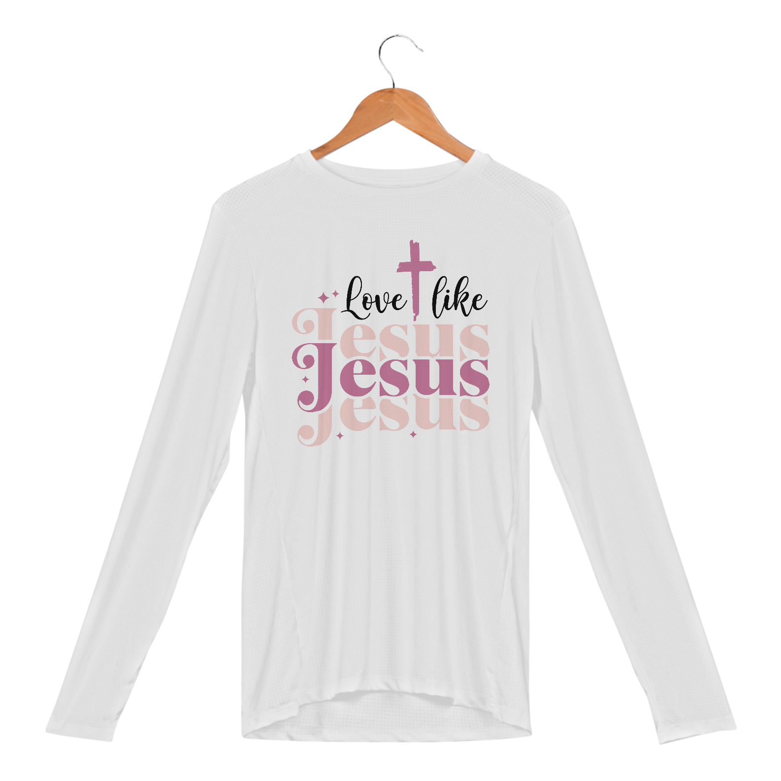 CAMISETA MANGA LONGA SPORT DRY UV | LOVE LIKE JESUS 1 