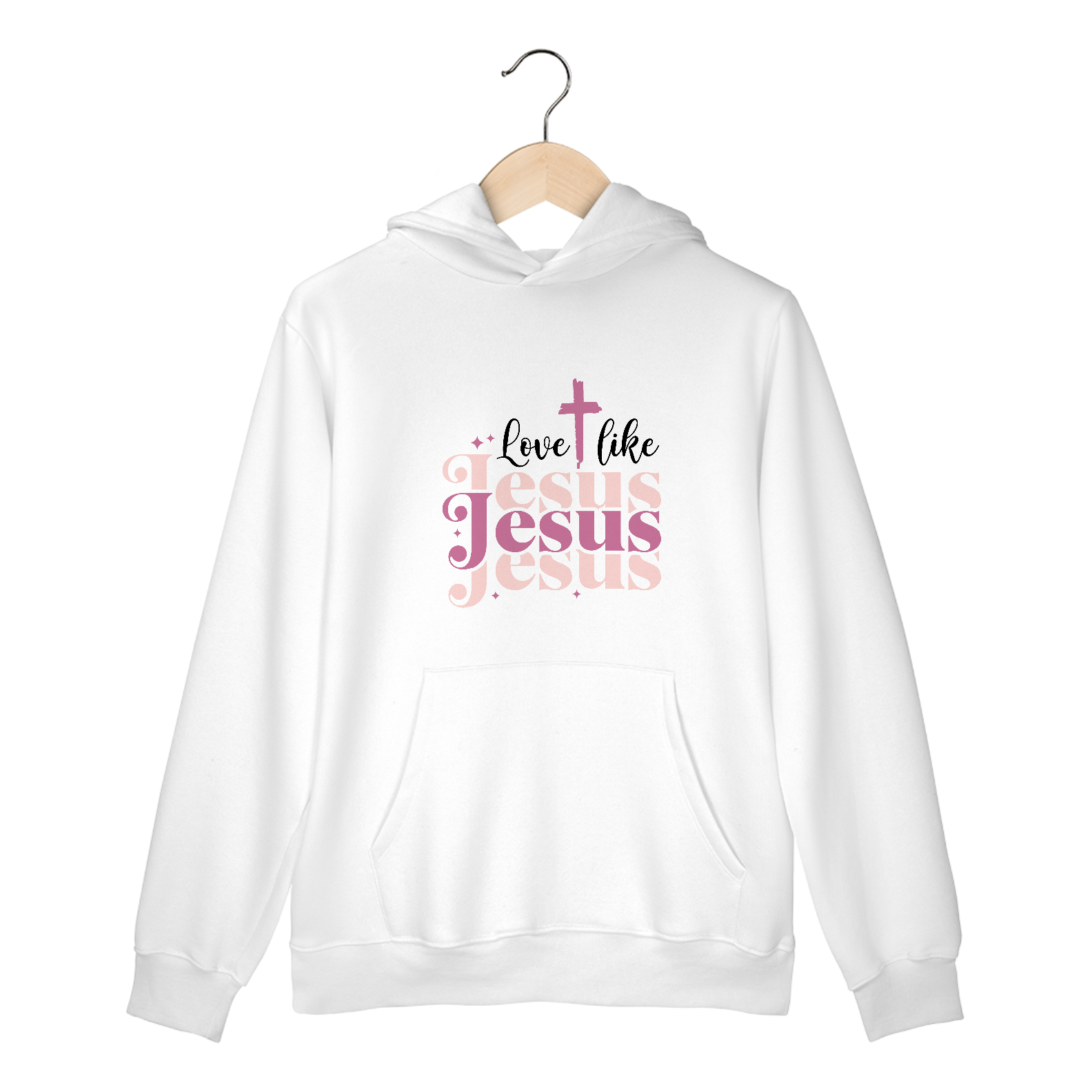 MOLETOM CANGURU | LOVE LIKE JESUS 1