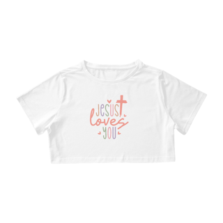 CAMISA CROPPED |  JESUS LOVES YOU