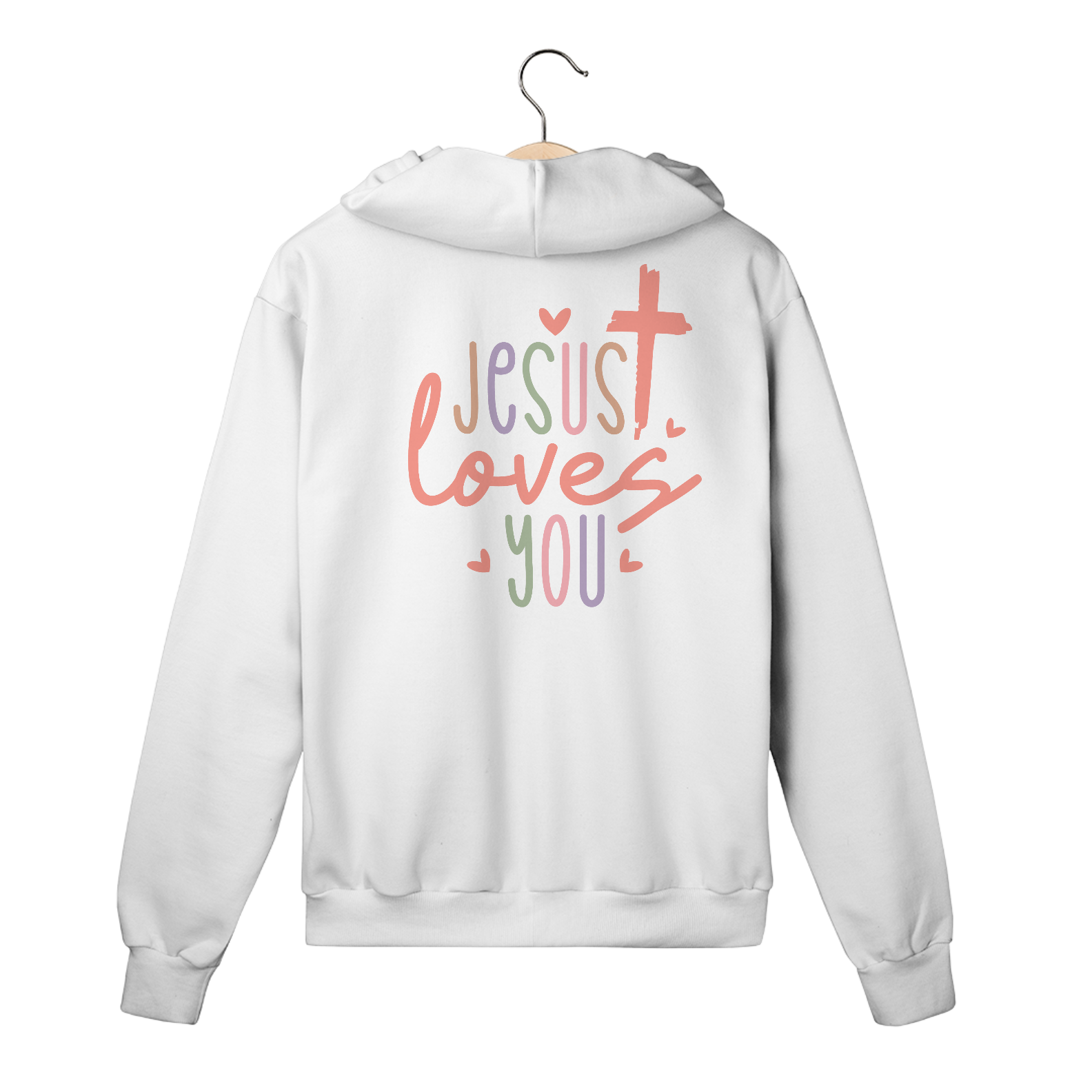 MOLETOM COM ZÍPER |  JESUS LOVES YOU