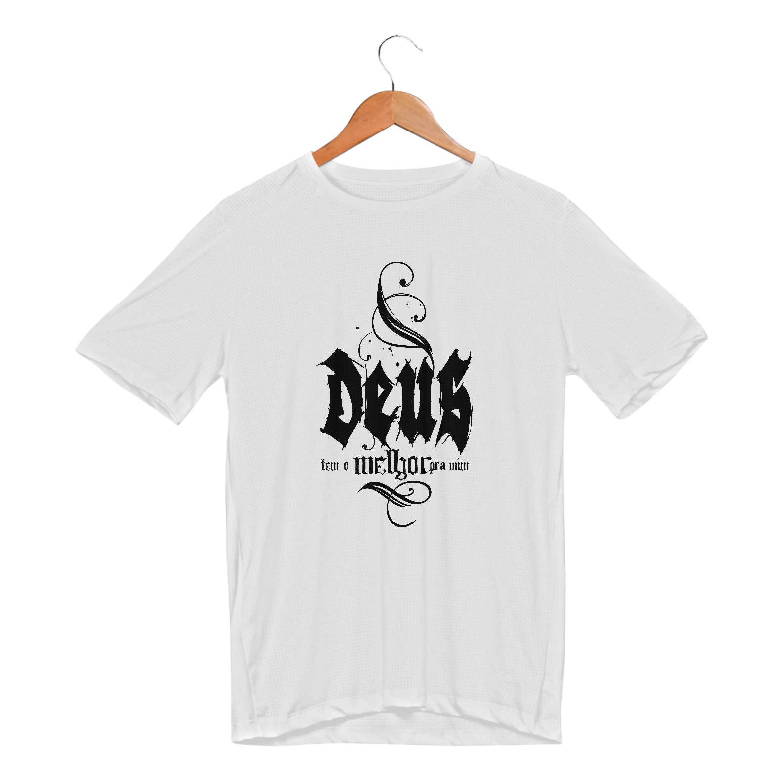 CAMISETA SPORT DRY UV |  DEUS - TEM O MELHOR PARA MIM