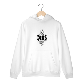 MOLETOM CANGURU |  DEUS - TEM O MELHOR PARA MIM