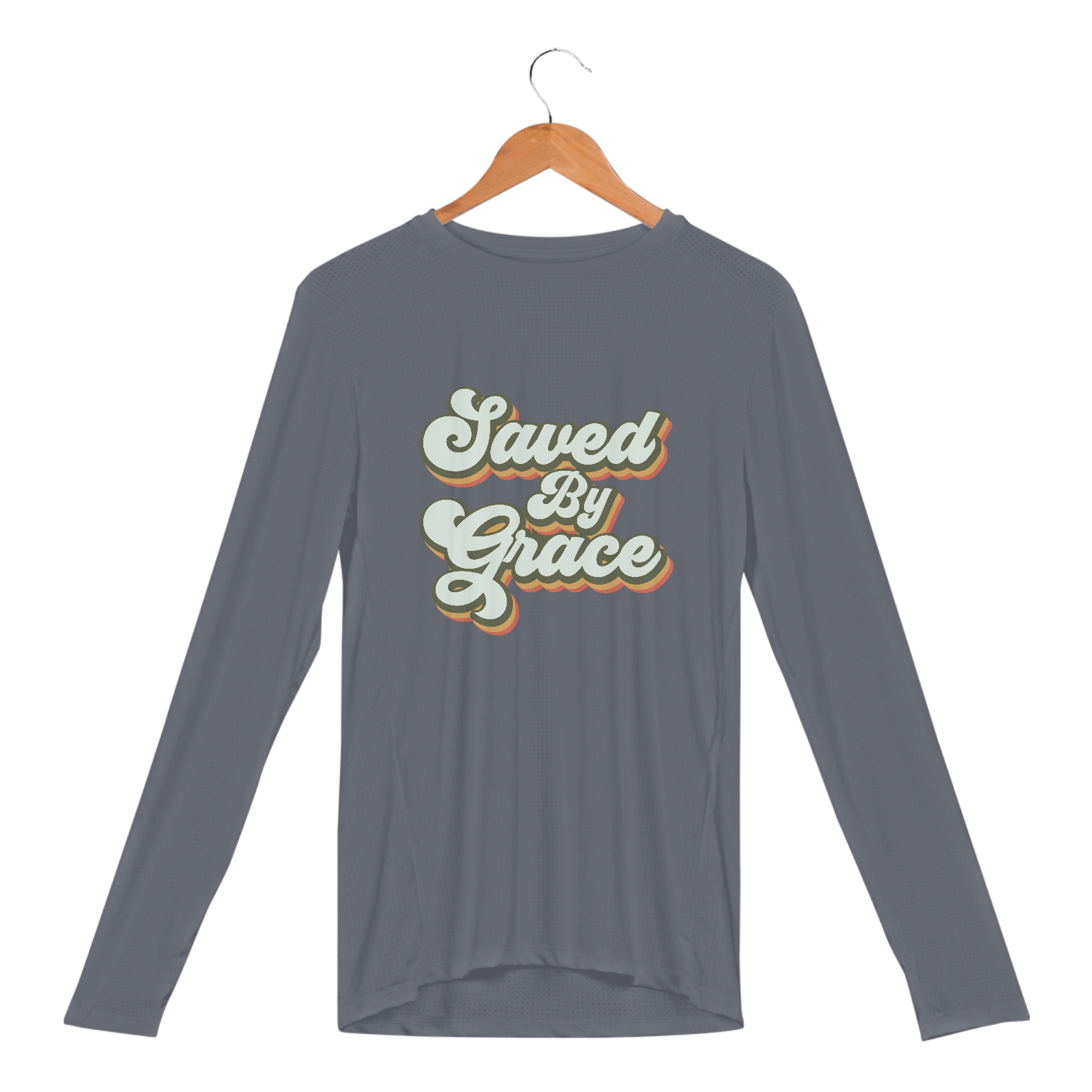 Nome do produto: CAMISETA MANGA LONGA SPORT DRY UV|  SAVED BY GRACE