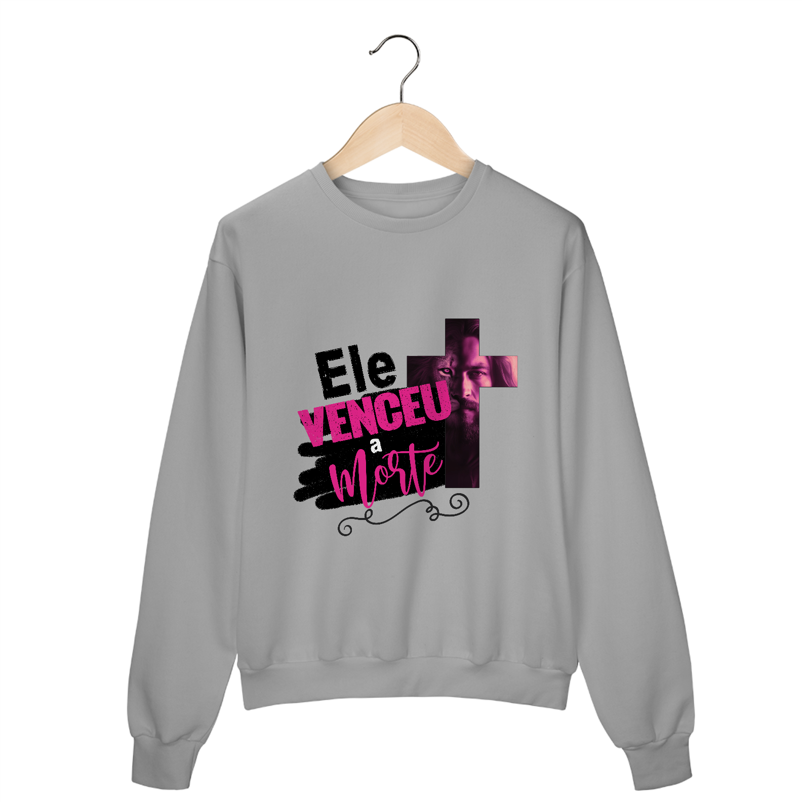 MOLETOM FECHADO | ELE VENCEU A MORTE