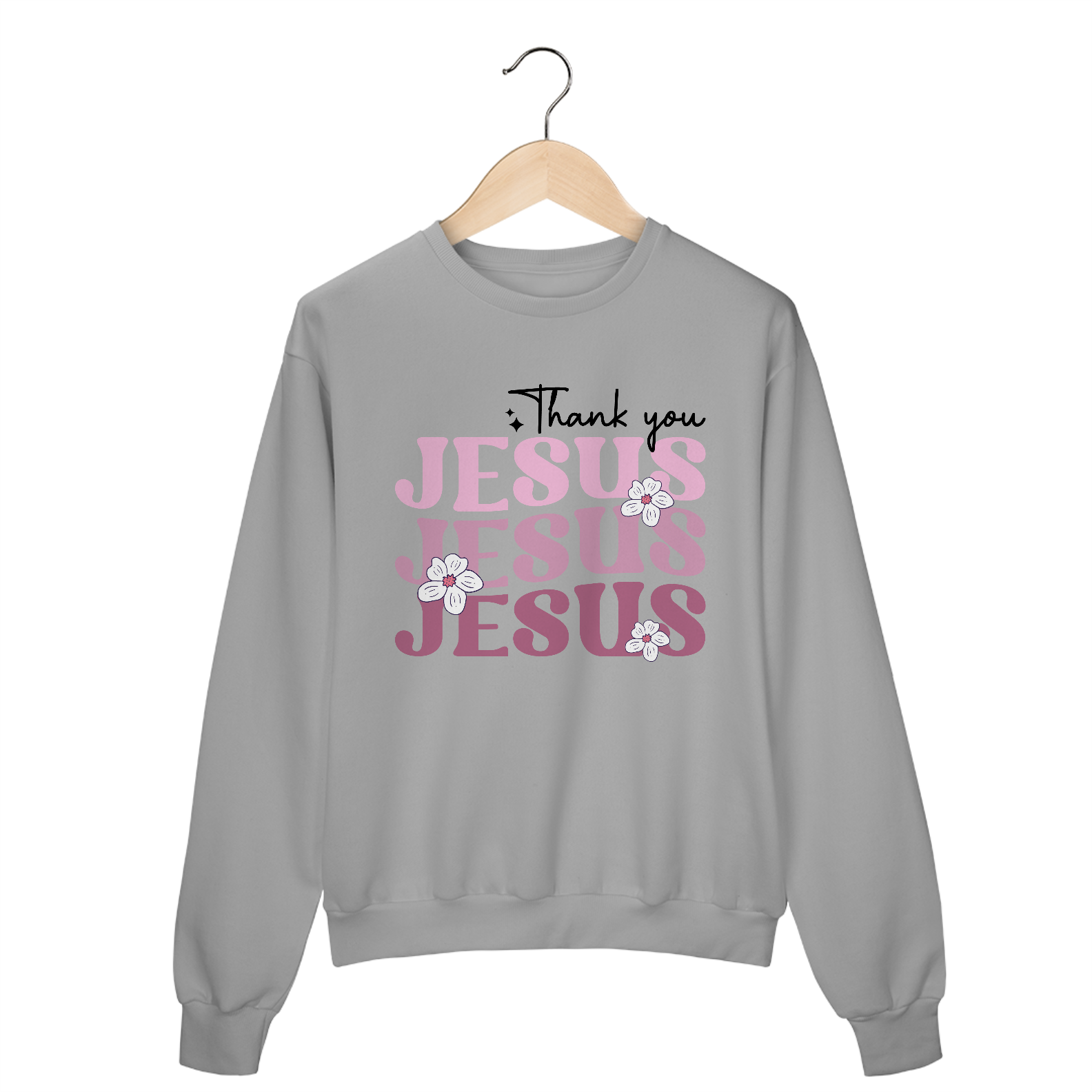 MOLETOM FECHADO | THANK YOU JESUS