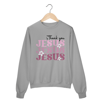 MOLETOM FECHADO | THANK YOU JESUS