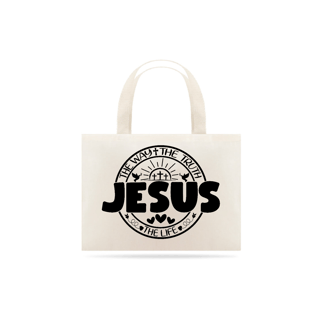 ECO BAG GRANDE| JESUS THE WAY + THE TRUTH + THE LIFE