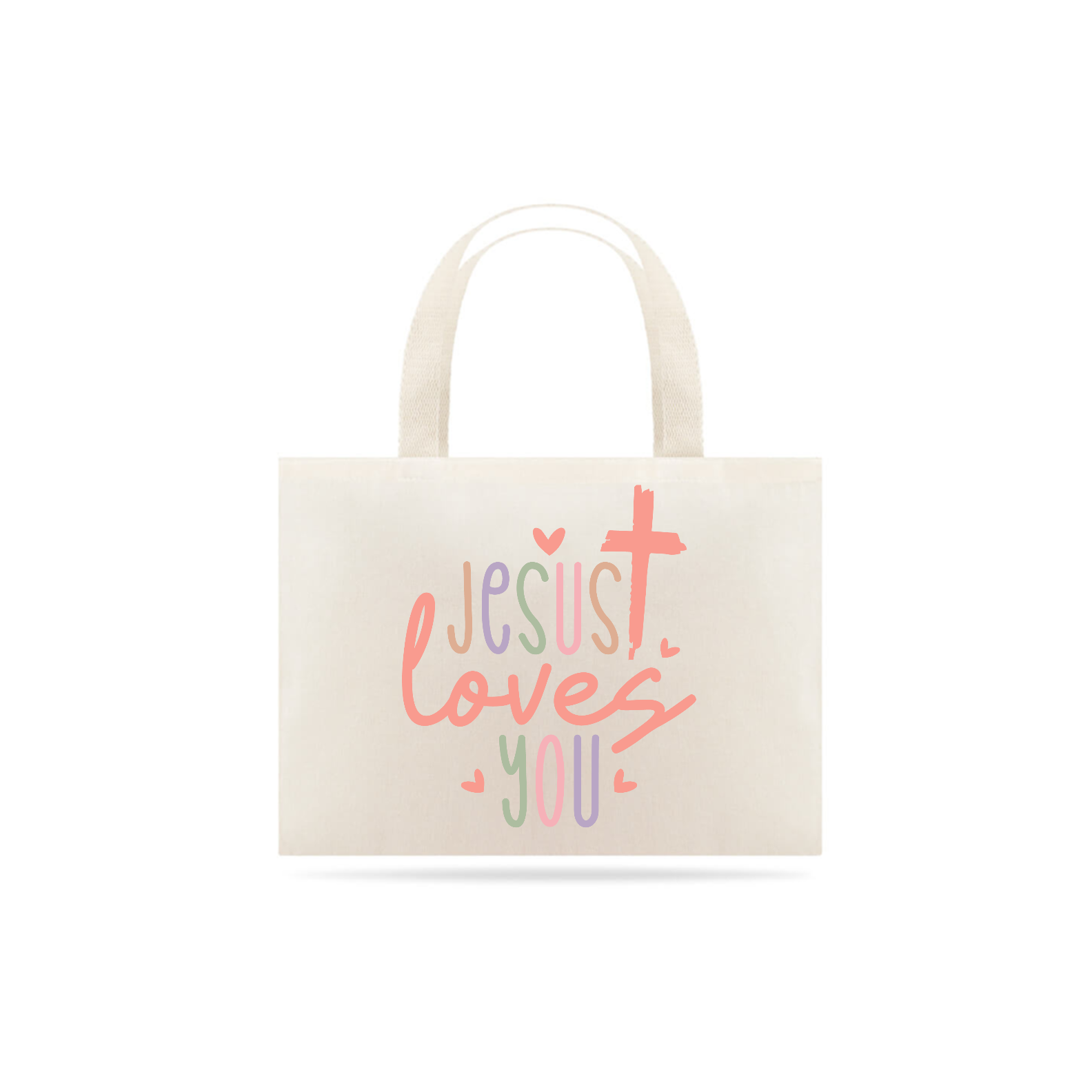 ECO BAG GRANDE |  JESUS LOVES YOU