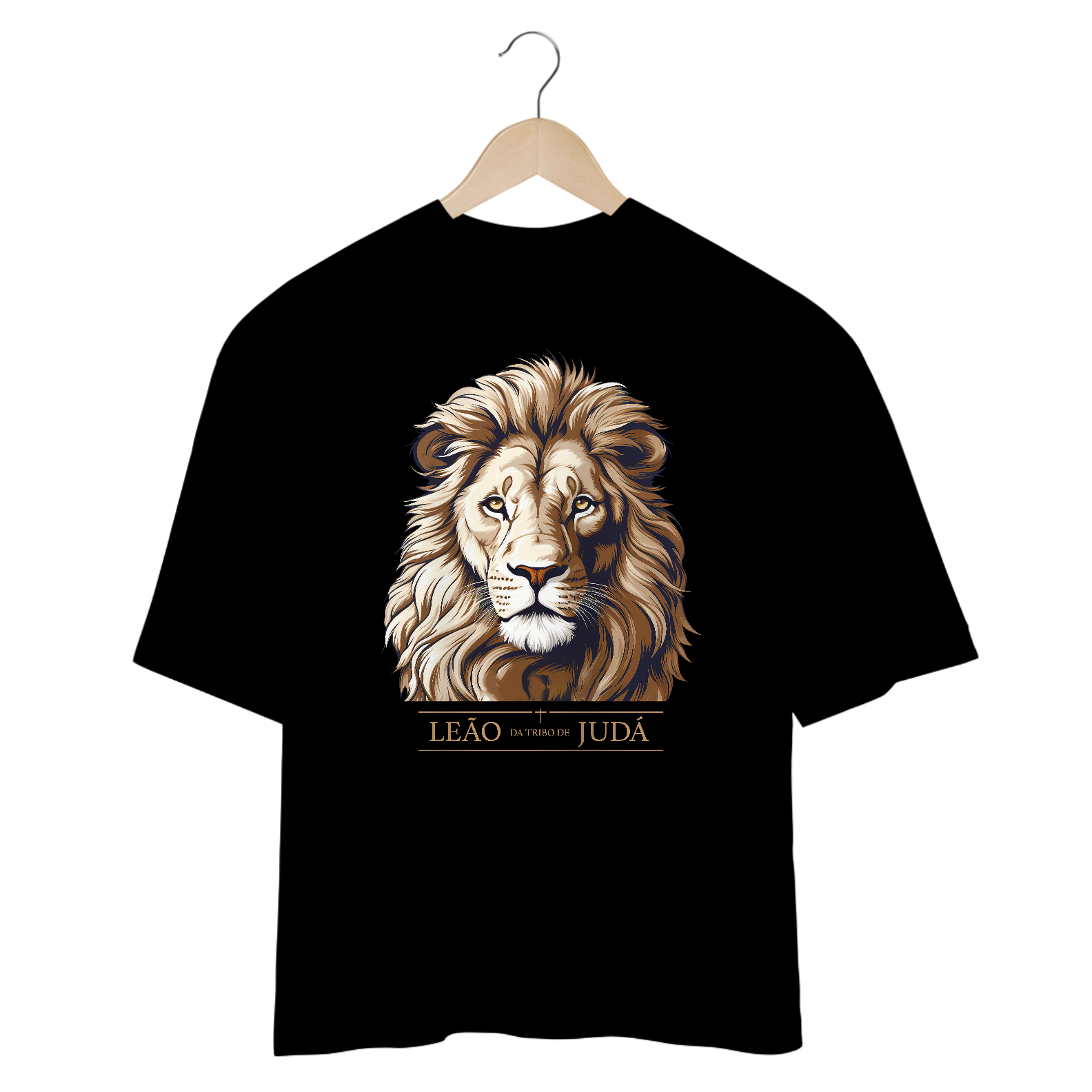 CAMISETA OVERSIZED | LEÃO DA TRIBO DE JUDÁ