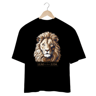 CAMISETA OVERSIZED | LEÃO DA TRIBO DE JUDÁ